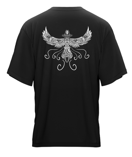 Phoenix - Black & White - Premium 240gsm French Terry
