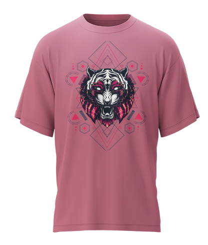 Tiger - Fantasy - 240gsm French Terry Oversized T-shirts, Biowashed