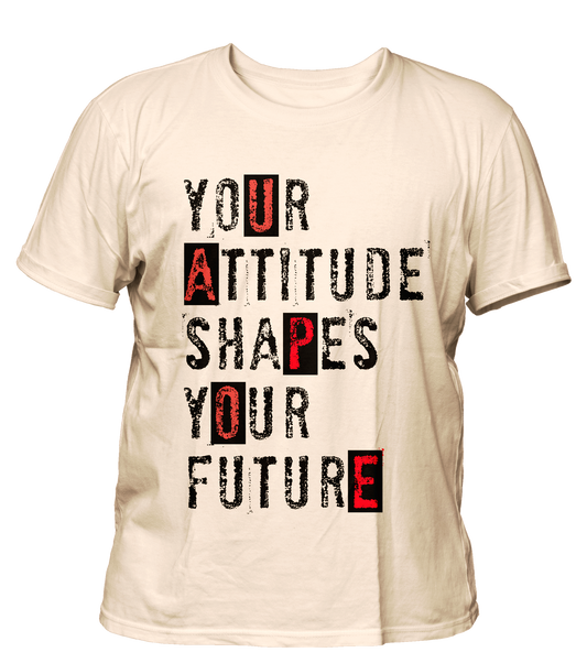 Quote - Attitude - Premium, 200gsm Cotton T-shirt, Regular, Biowashed