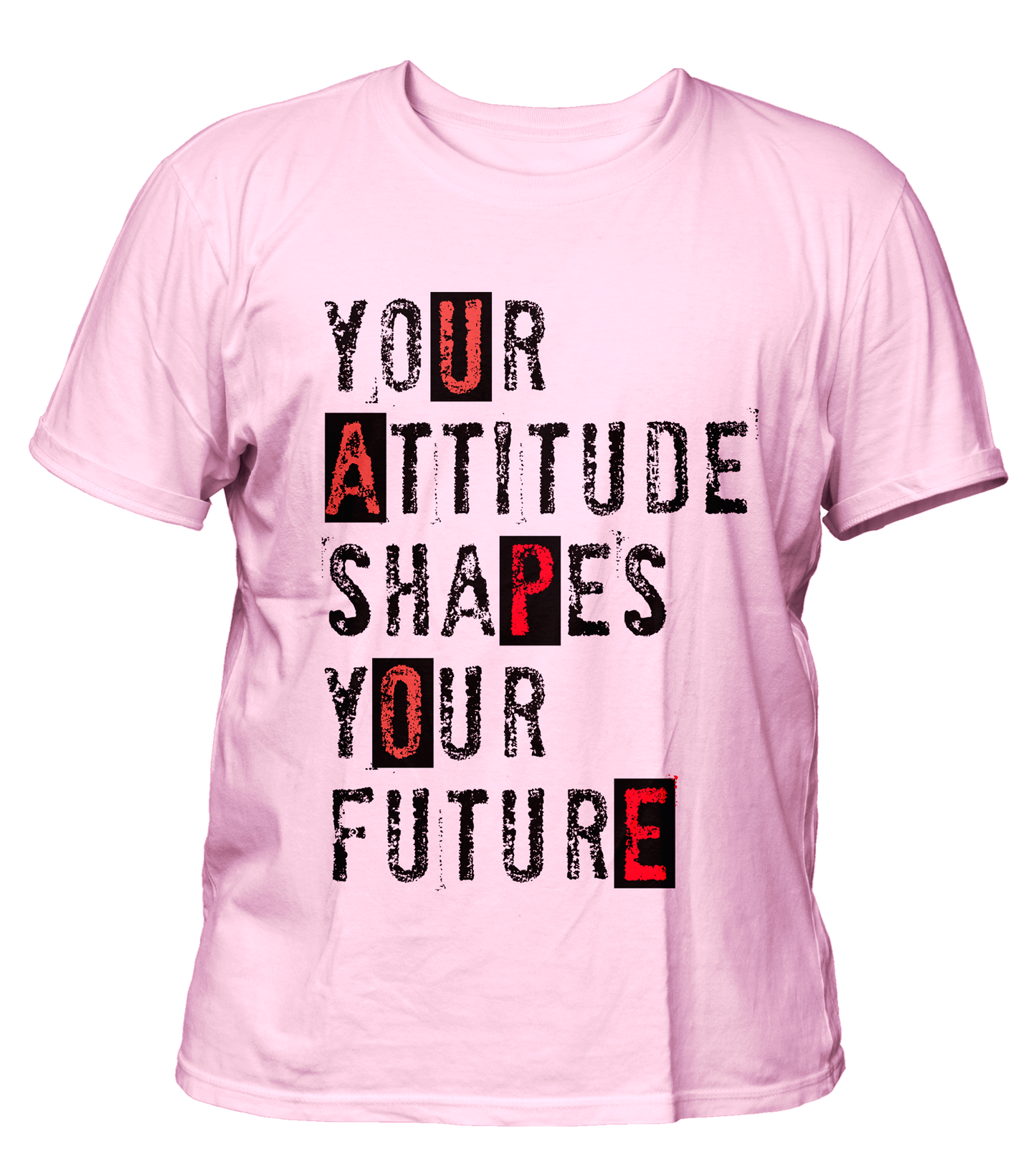 Quote - Attitude - Premium, 200gsm Cotton T-shirt, Regular, Biowashed