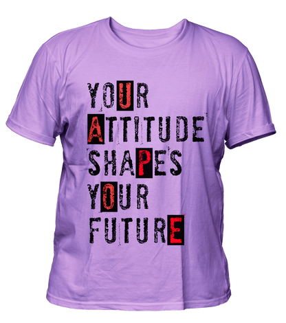 Quote - Attitude - Premium, 200gsm Cotton T-shirt, Regular, Biowashed
