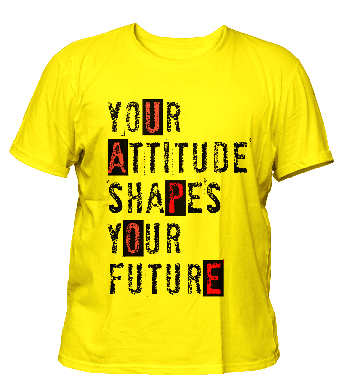 Quote - Attitude - Premium, 200gsm Cotton T-shirt, Regular, Biowashed