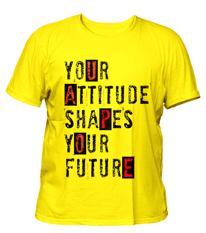 Quote - Attitude - Premium, 200gsm Cotton T-shirt, Regular, Biowashed