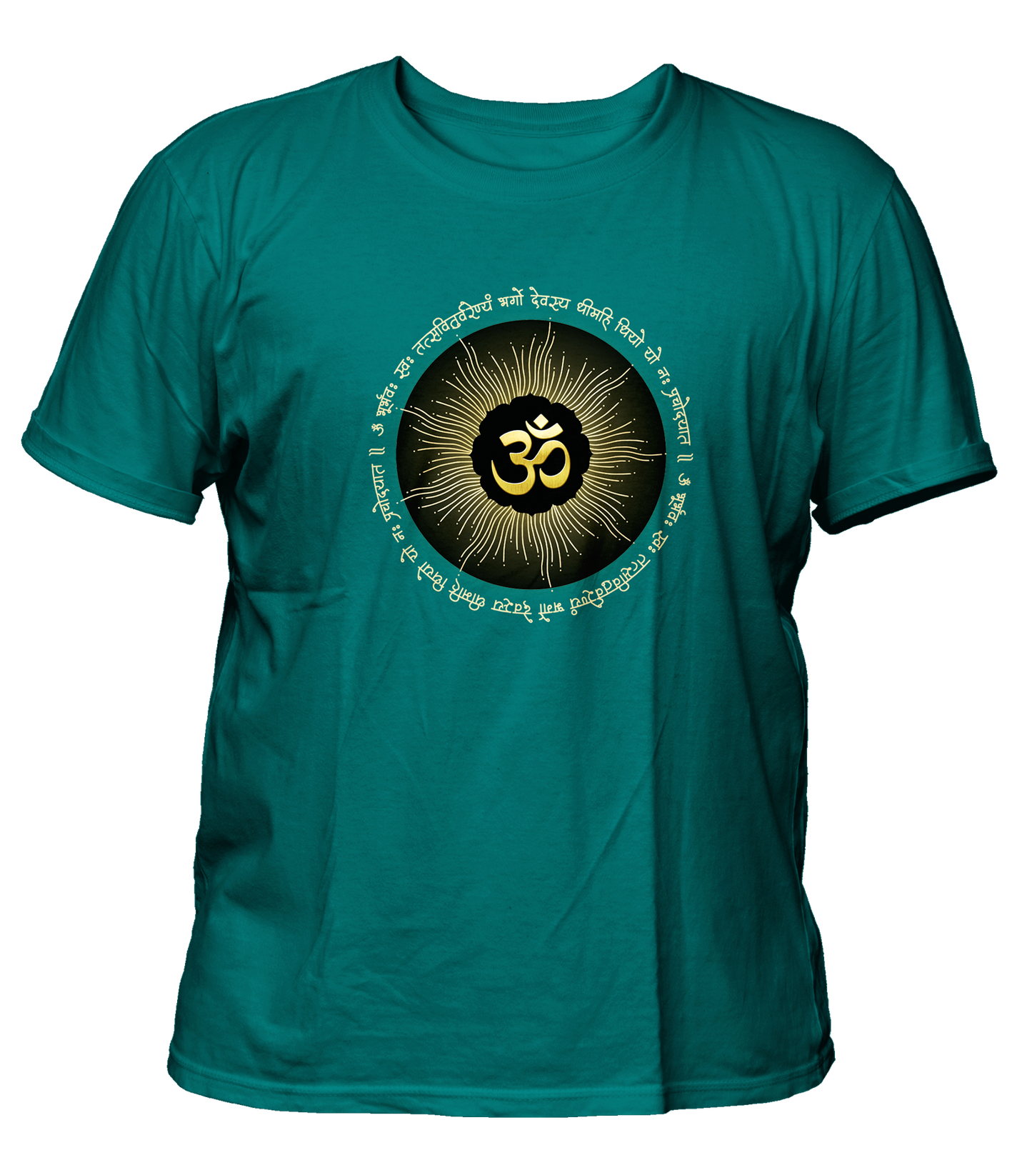 Om - Devotion - Premium 200Gsm Round Neck Regular T-Shirts Bio Washed