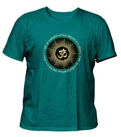 Om - Devotion - Premium 200Gsm Round Neck Regular T-Shirts Bio Washed
