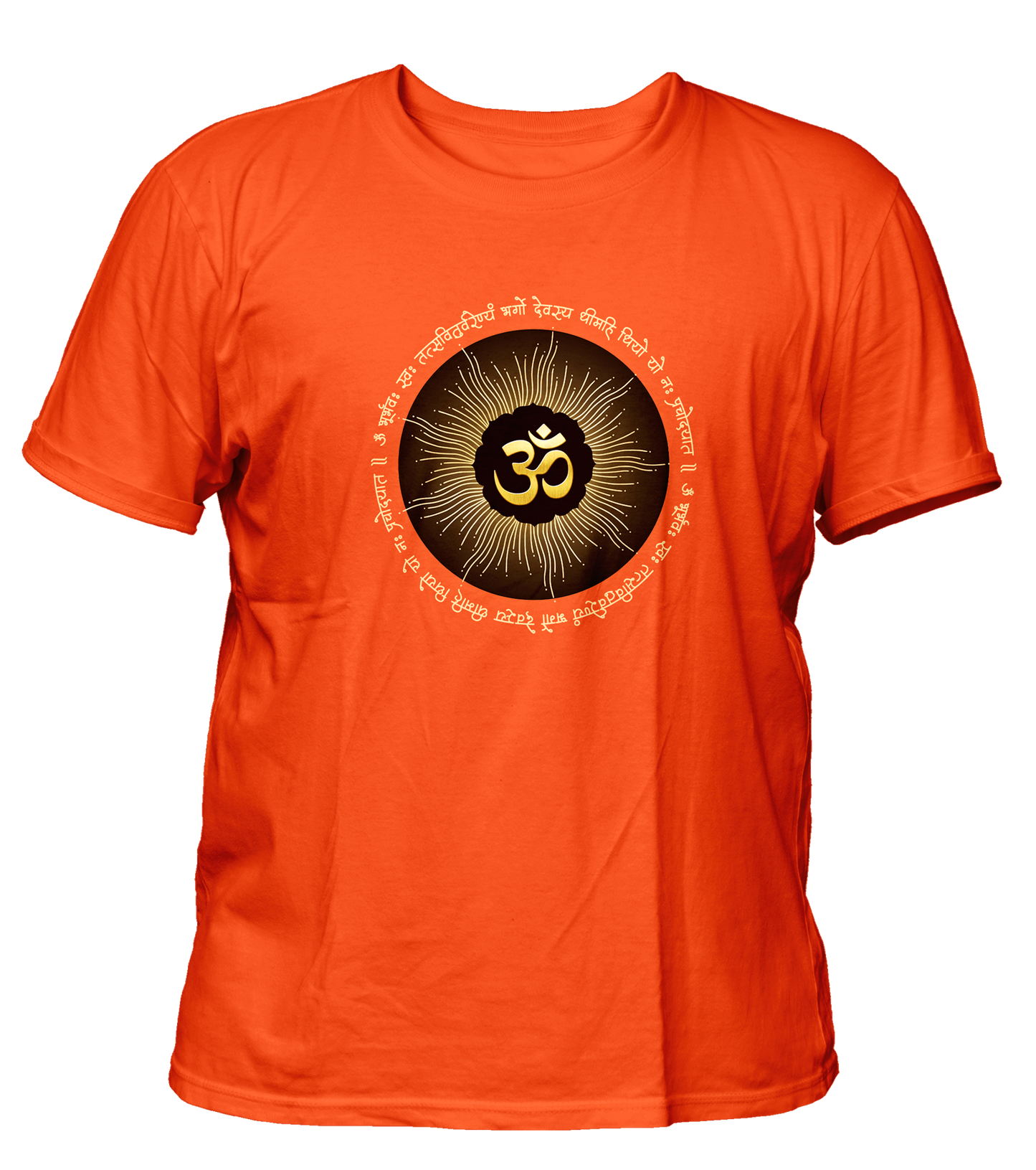 Om - Devotion - Premium 200Gsm Round Neck Regular T-Shirts Bio Washed