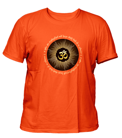 Om - Devotion - Premium 200Gsm Round Neck Regular T-Shirts Bio Washed